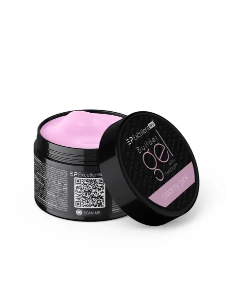 Excellent PRO Builder Gel With Thixotropy Creamy Pink 50g