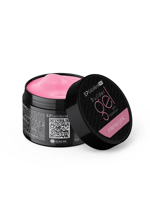 Excellent PRO Builder Gel With Thixotropy Intense Pink 50g
