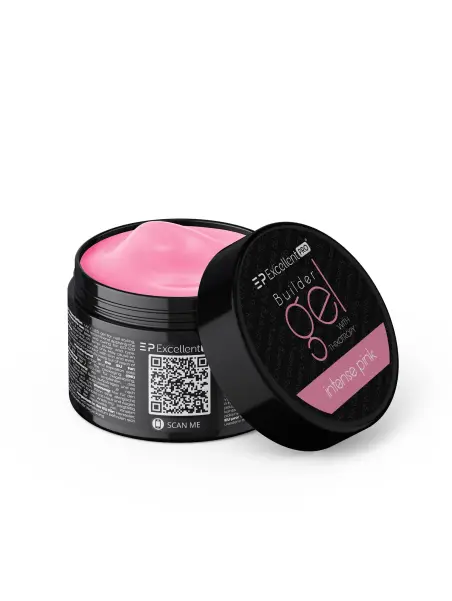 Excellent PRO Builder Gel With Thixotropy Intense Pink 50g