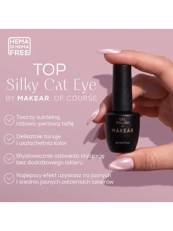 Top No Wipe Silky Cat Eye Makear 8 ml