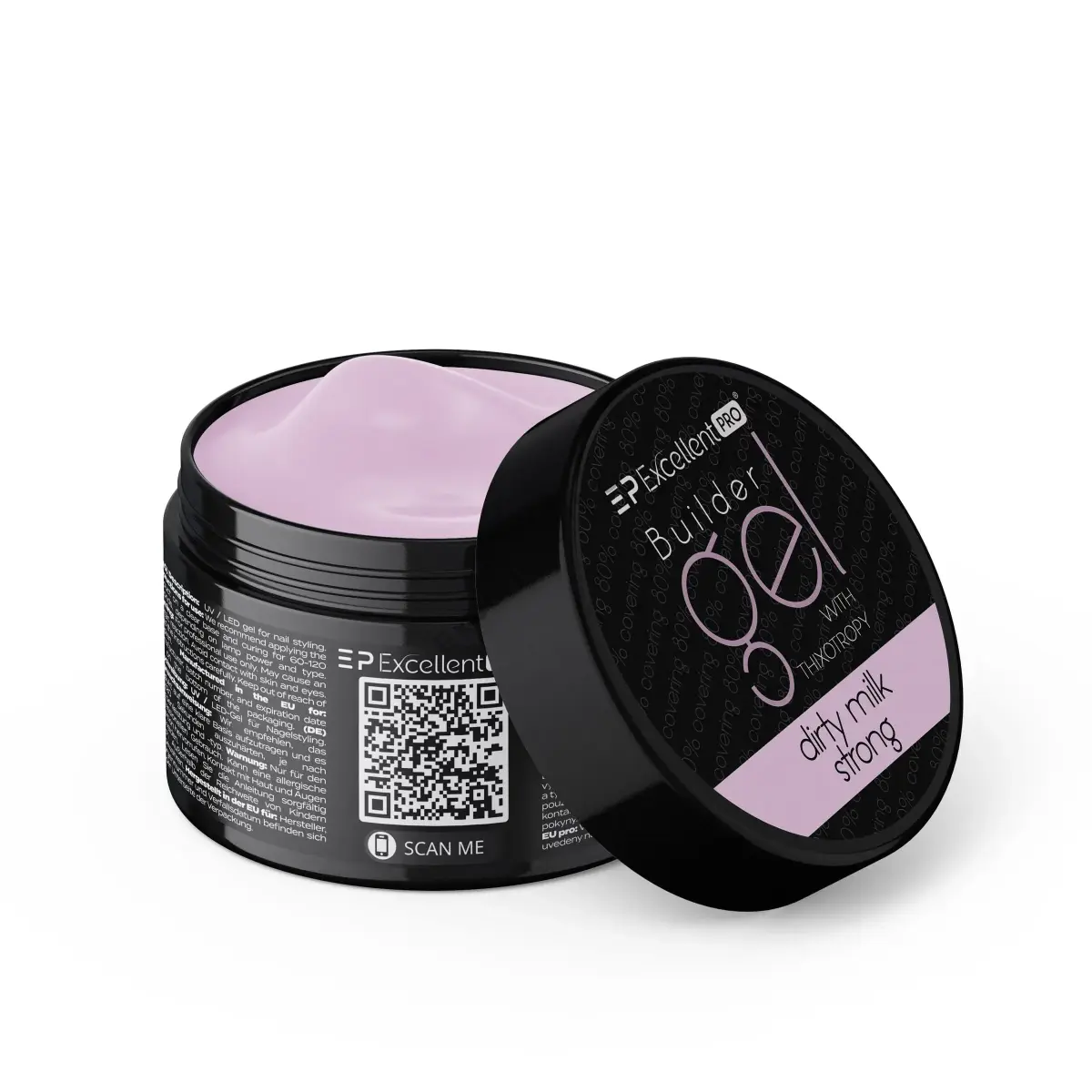 Excellent PRO Builder Gel With Thixotropy Dirty Milk Strong 50g