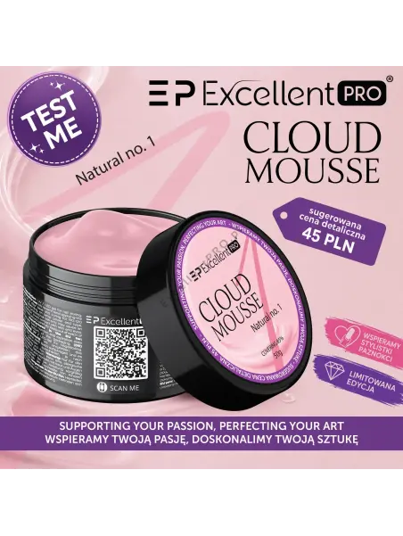 Excellent PRO Cloud Mousse Natural no. 1 50g