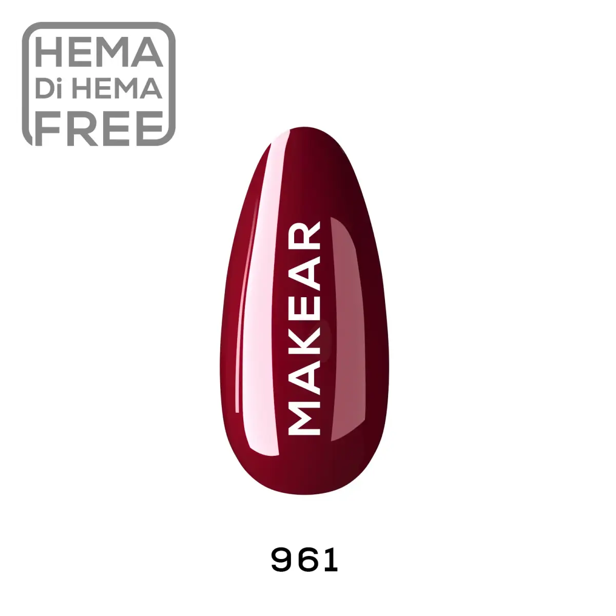 961 Lakier hybrydowy MAKEAR 8 ml