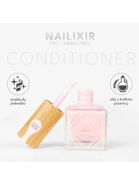 Nailixir PINK 10ml - odżywka do paznokci w lakierze