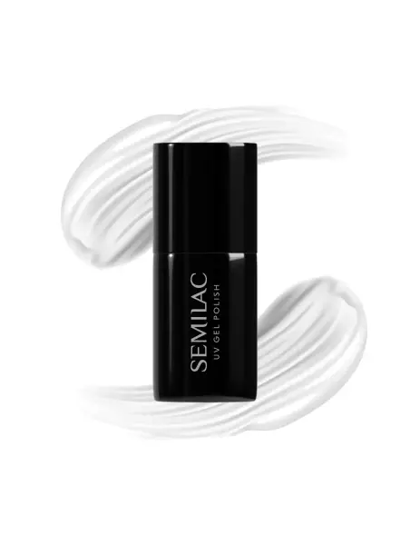 Semilac - lakier hybrydowy 001 Strong White 7ml