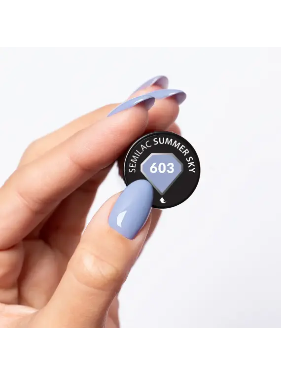 Semilac - lakier hybrydowy 603 Summer Sky 7ml