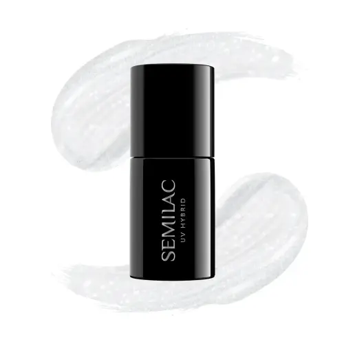 Semilac - lakier hybrydowy 237 White Pearl 7ml