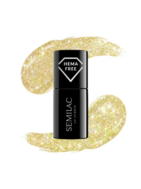 Semilac - lakier hybrydowy 244 Sunbaked Yellow 7ml