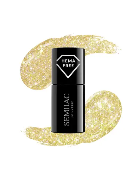 Semilac - lakier hybrydowy 244 Sunbaked Yellow 7ml
