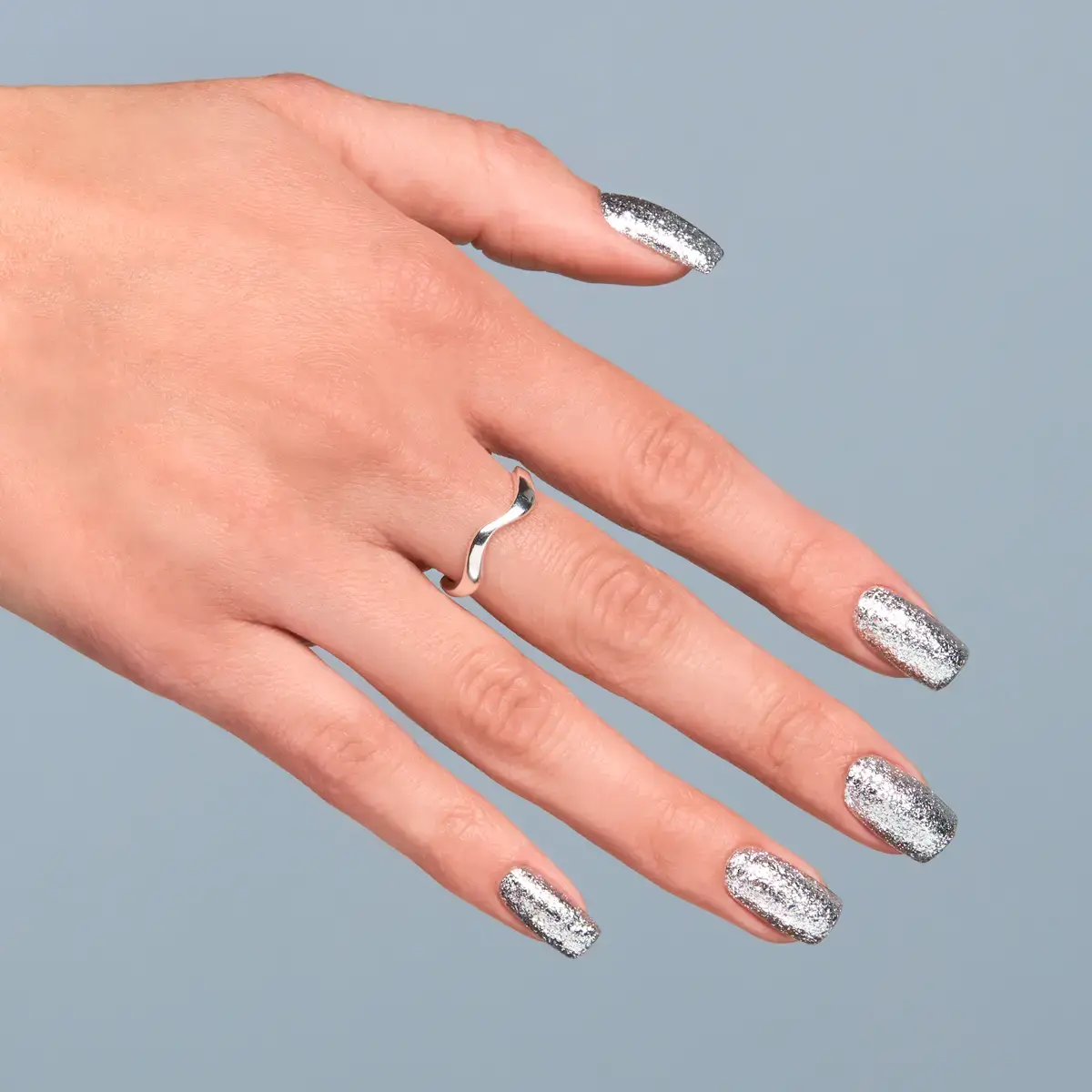 Semilac - lakier hybrydowy 292 Silver Shimmer 7ml