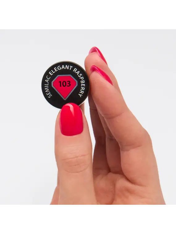 Semilac - lakier hybrydowy 103 Elegant Raspberry 7ml