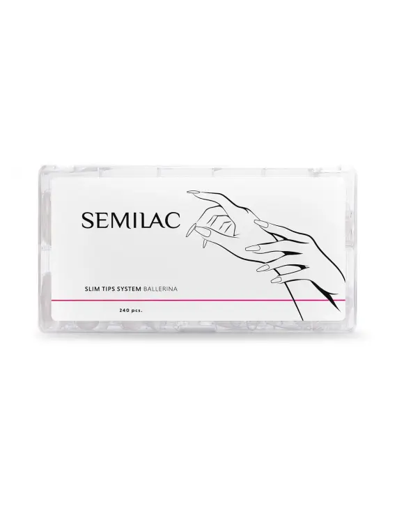 Semilac Slim tips system Ballerina 240szt.