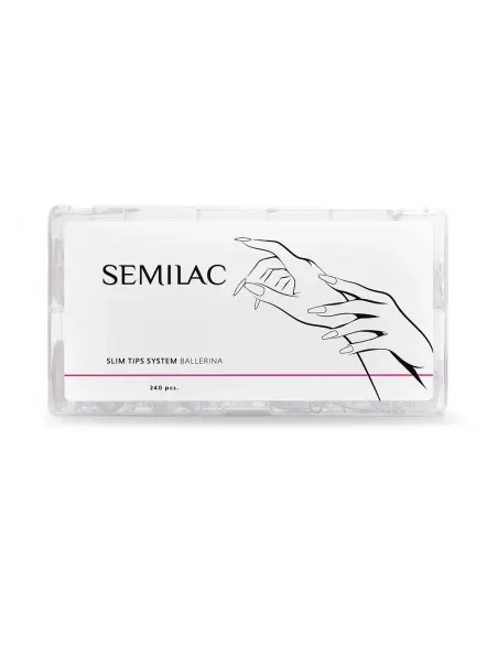 Semilac Slim tips system Ballerina 240szt.