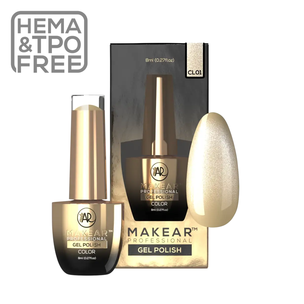 CL01 Dubaj Sands - Lakier Hybrydowy Makear