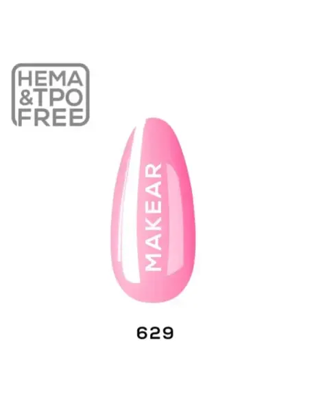 629 Peony Lakier hybrydowy MAKEAR