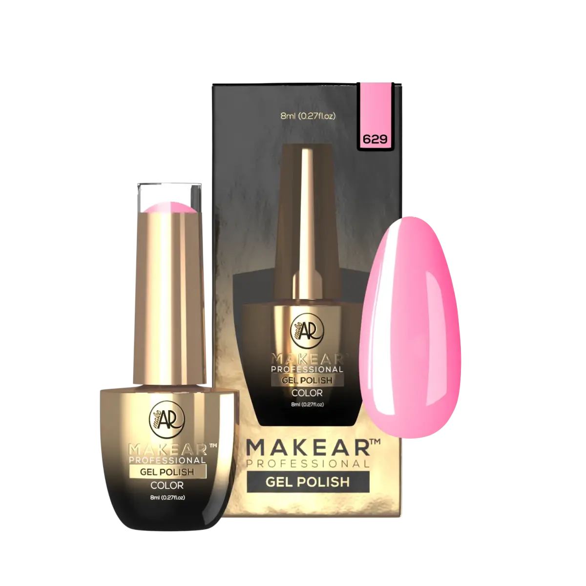 629 Peony Lakier hybrydowy MAKEAR