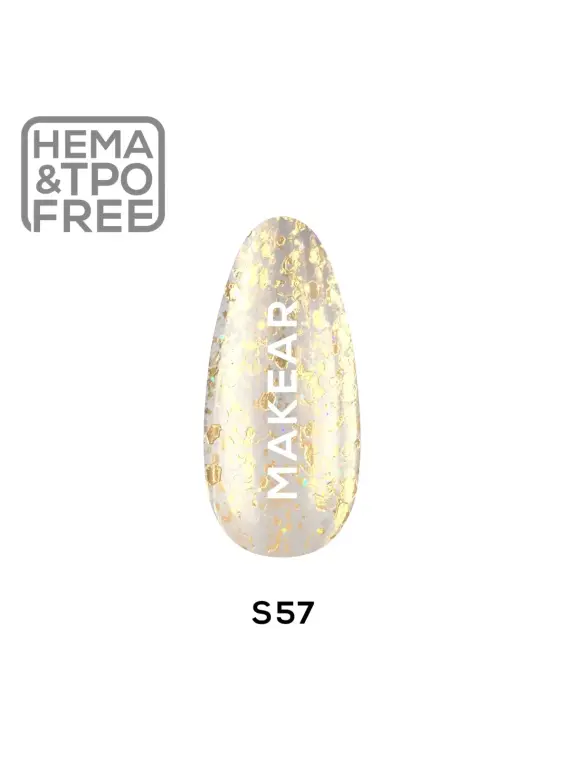 S57 Gold Star - Lakier hybrydowy Makear