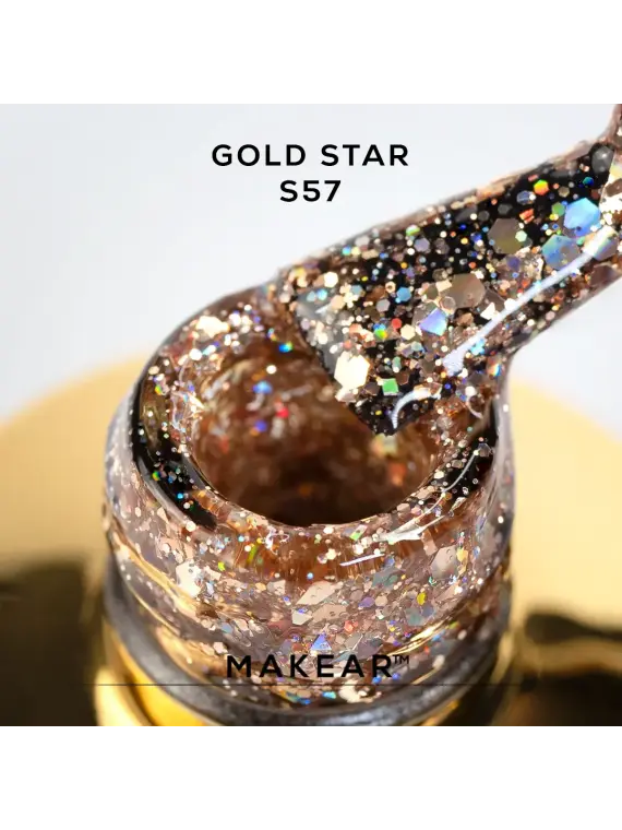 S57 Gold Star - Lakier hybrydowy Makear