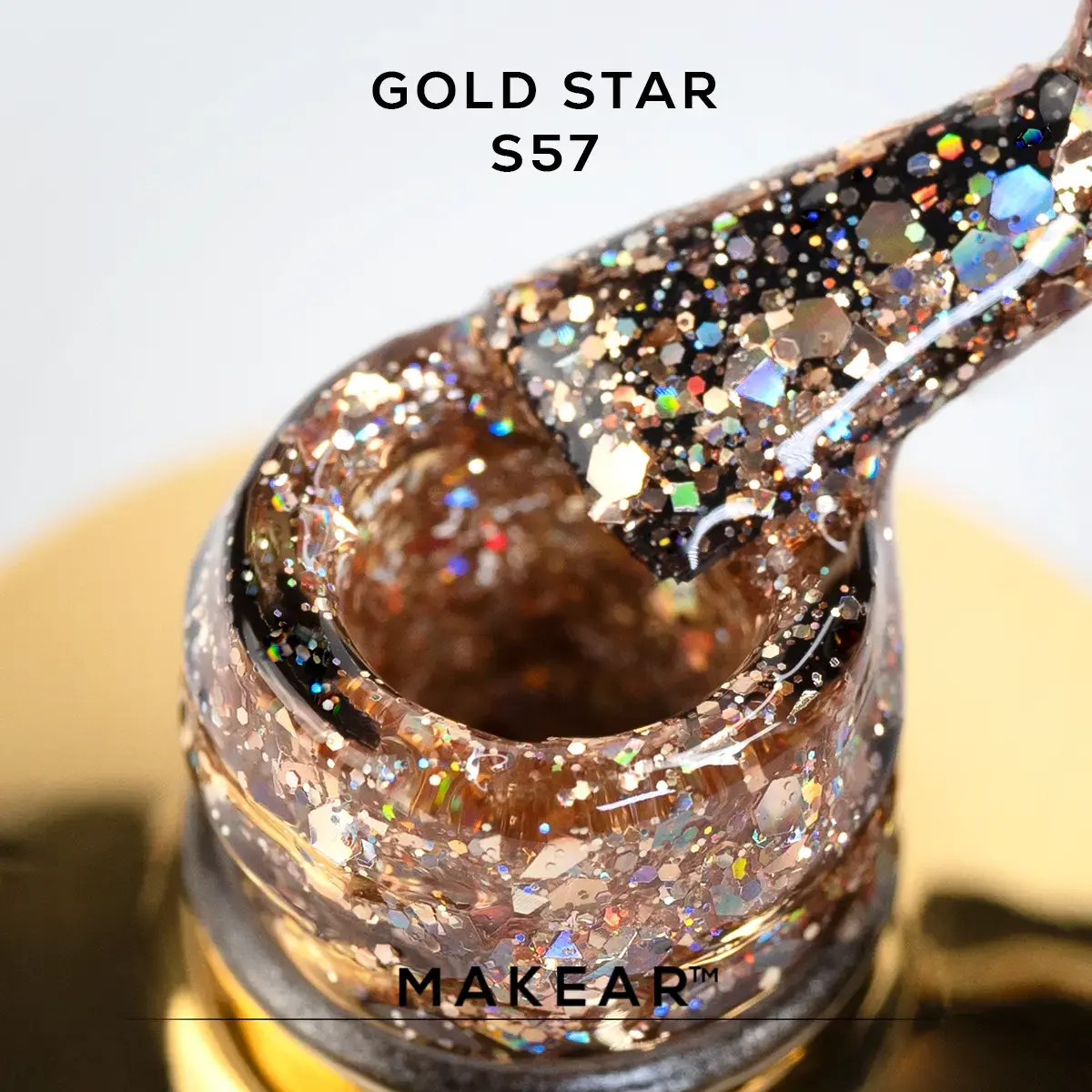 S57 Gold Star - Lakier hybrydowy Makear