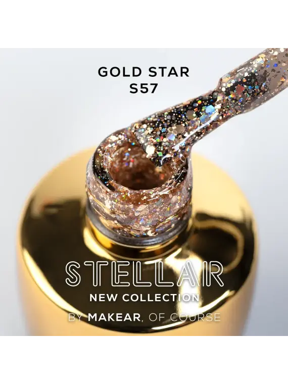 S57 Gold Star - Lakier hybrydowy Makear