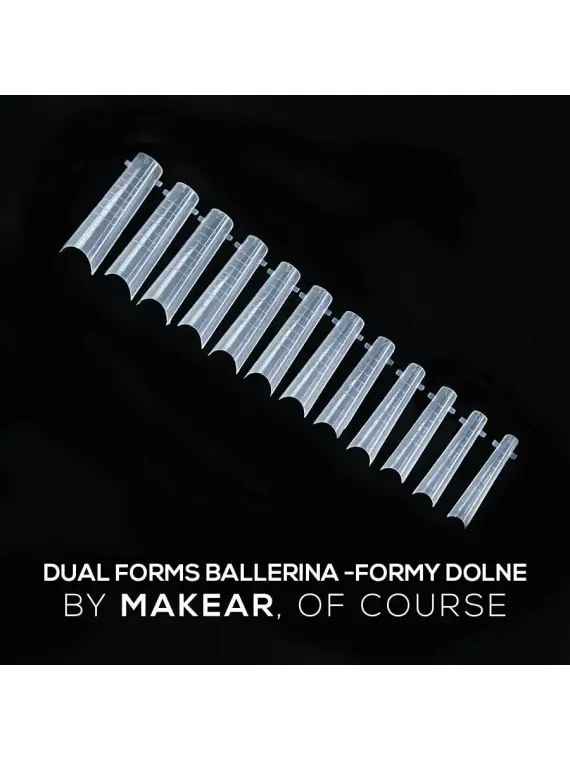 MAKEAR Dual Forms Ballerina - formy dolne 120 szt.