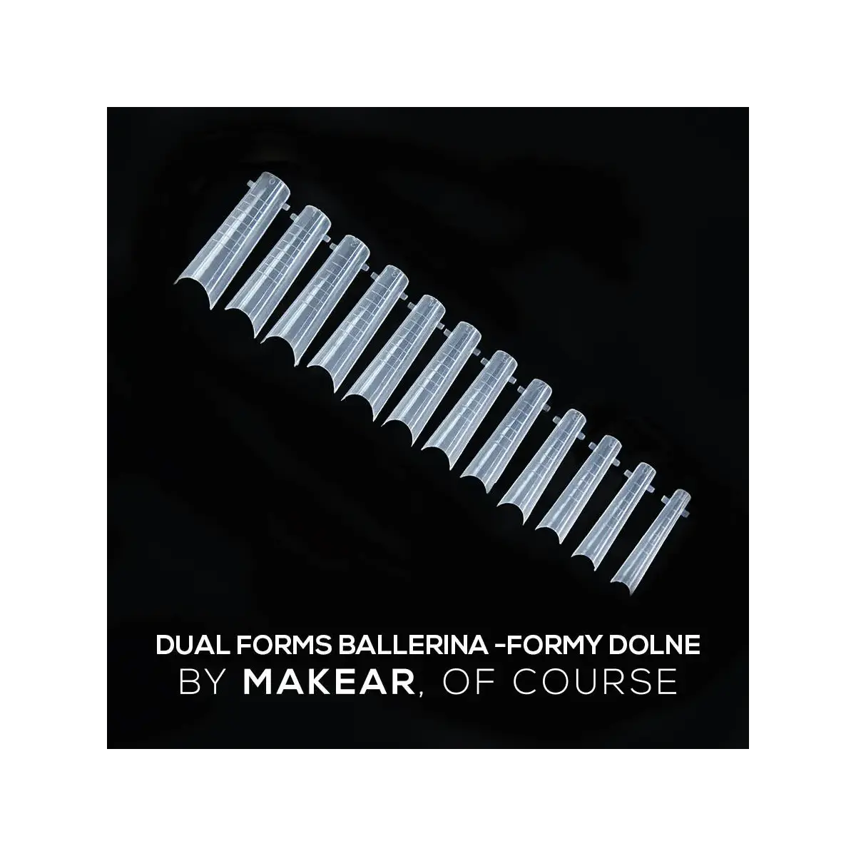 MAKEAR Dual Forms Ballerina - formy dolne 120 szt.
