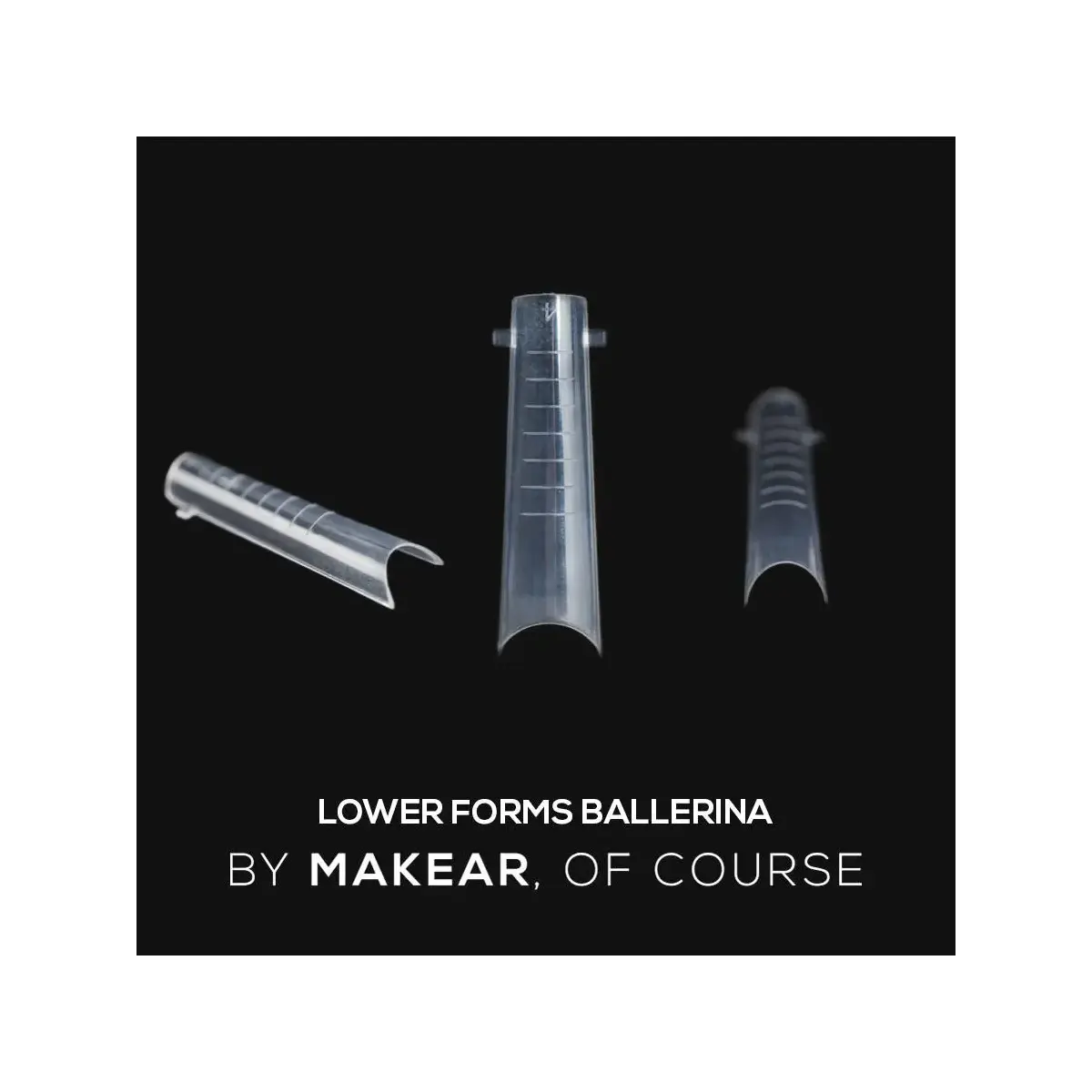 MAKEAR Dual Forms Ballerina - formy dolne 120 szt.