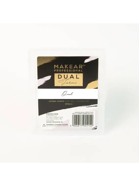 MAKEAR Dual Forms Oval - formy górne 120 szt.