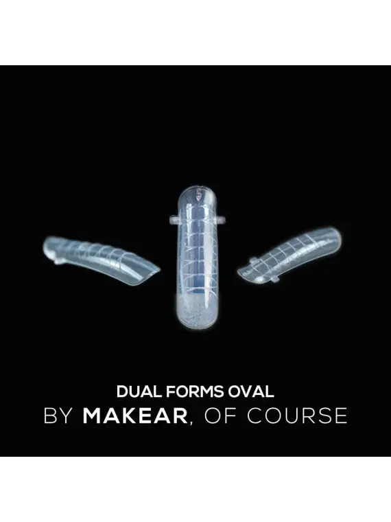 MAKEAR Dual Forms Oval - formy górne 120 szt.