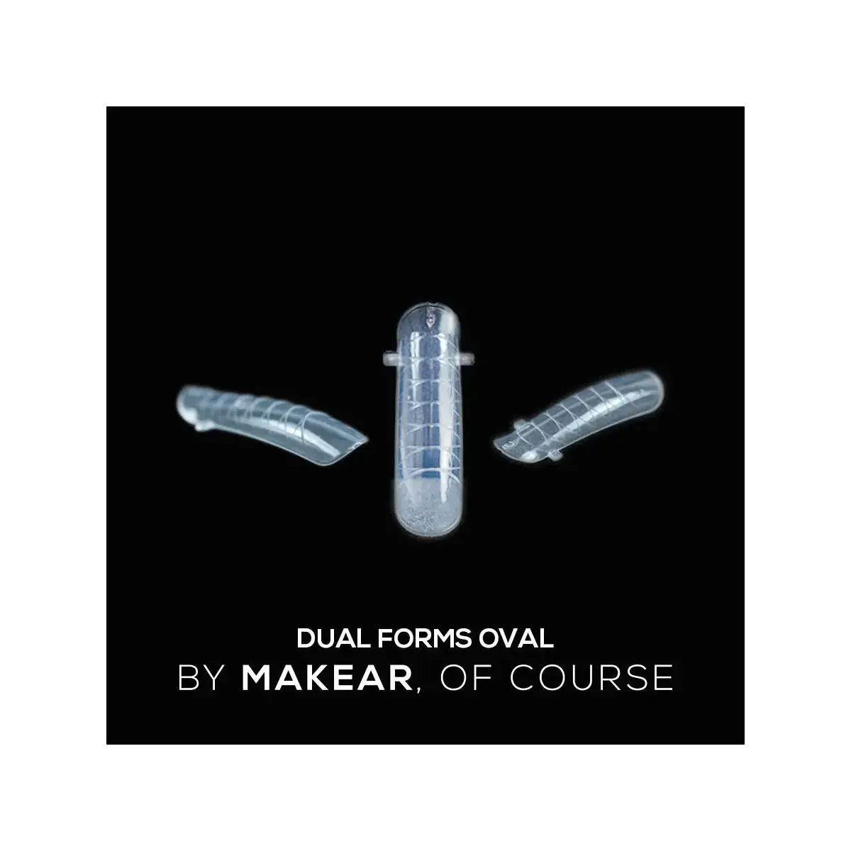MAKEAR Dual Forms Oval - formy górne 120 szt.