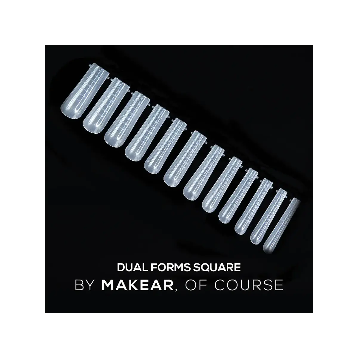 MAKEAR Dual Forms Kwadrat - formy górne 120 szt.