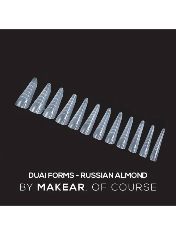 MAKEAR Dual Forms Russian Almond - formy górne 120 szt.