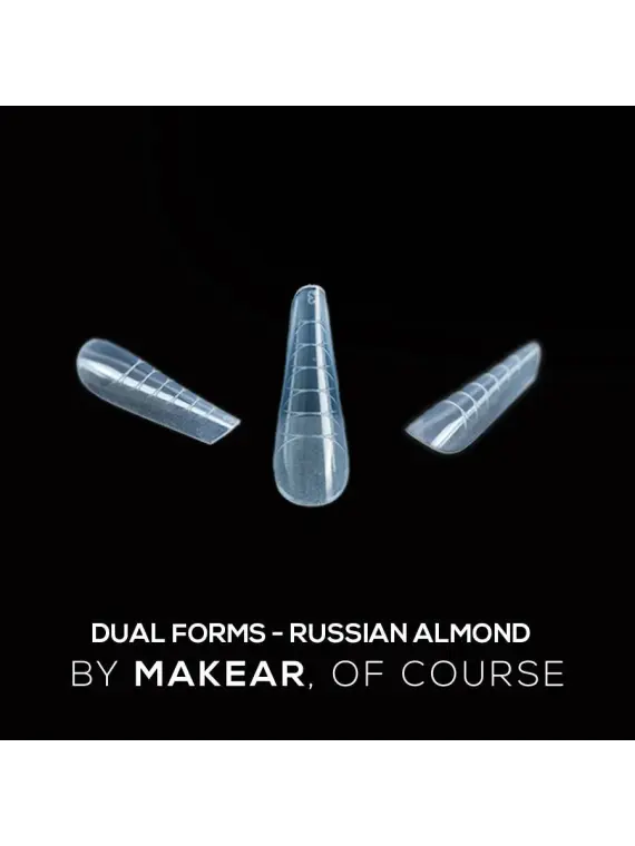 MAKEAR Dual Forms Russian Almond - formy górne 120 szt.