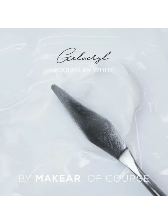 AG01 Akrylożel Milky white Gelacryl  - 30g