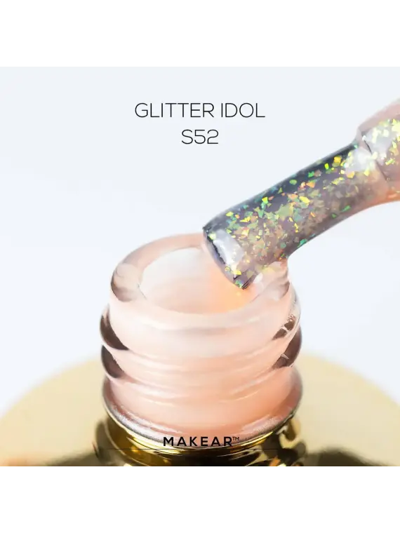 S52 Glitter Idol - Lakier hybrydowy Makear
