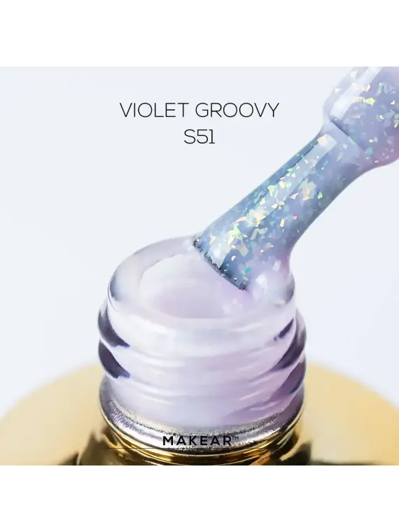 S51 Violet Groovy - Lakier hybrydowy Makear