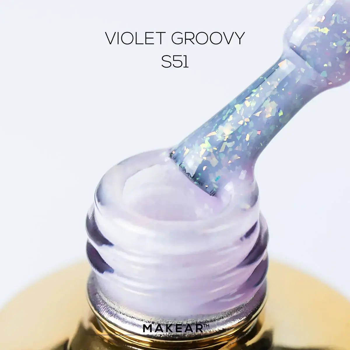 S51 Violet Groovy - Lakier hybrydowy Makear