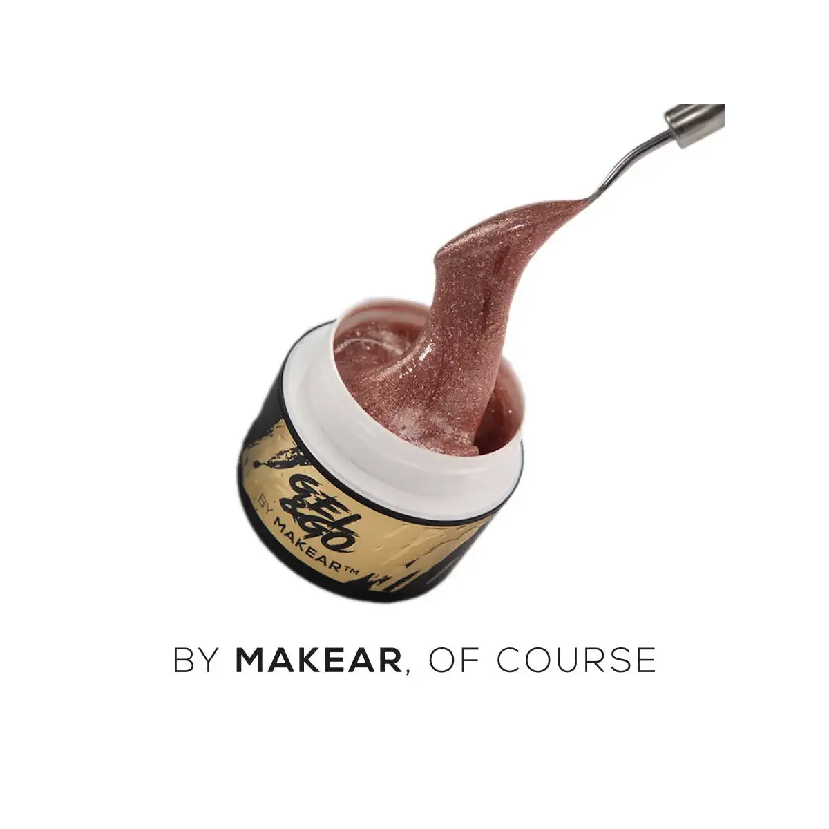 GG27 Glitter Dark Rose - Gel&Go 15ml