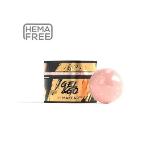 GG26 Glitter Nude - Gel&Go 50ml