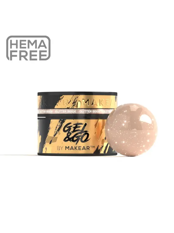 GG25 Glitter Beige - Gel&Go 50ml