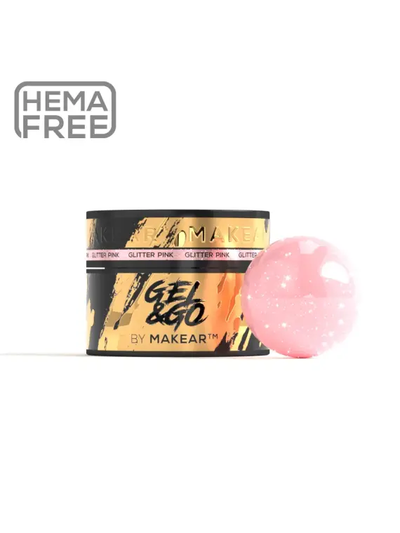 GG22 Glitter Pink - Gel&Go 50ml