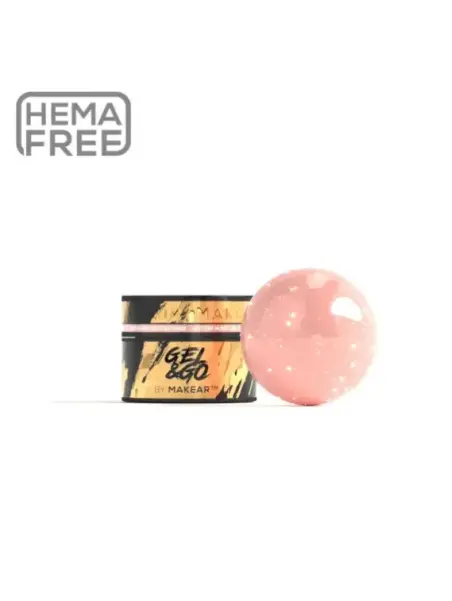 GG26 Glitter Nude - Gel&Go 15ml
