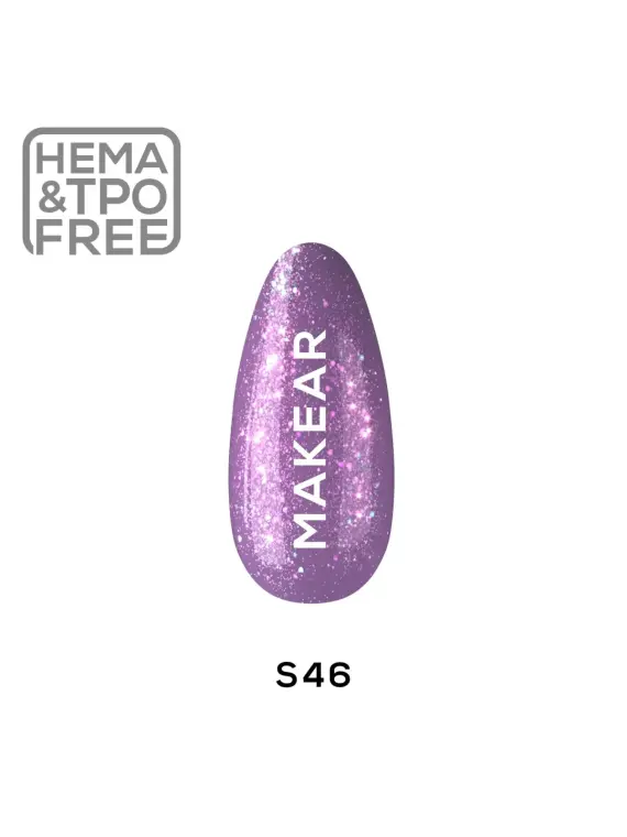 S46 Violetino - Lakier hybrydowy Makear