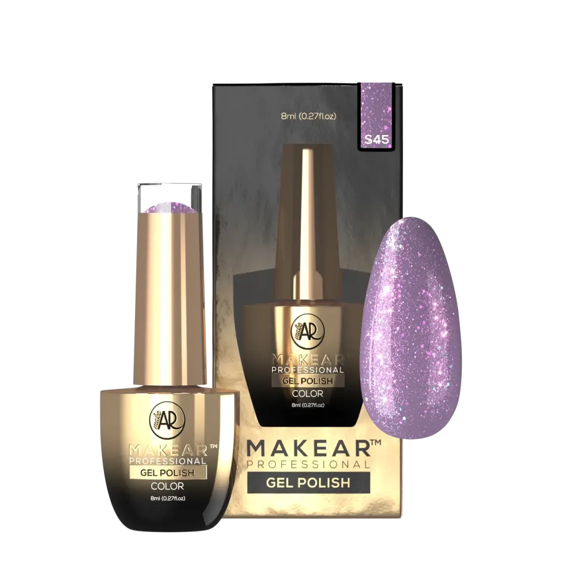 S45 Hugo Rose - Lakier hybrydowy Makear