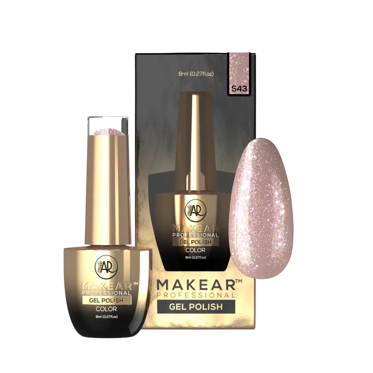 S43 Goldberry - Lakier hybrydowy Makear