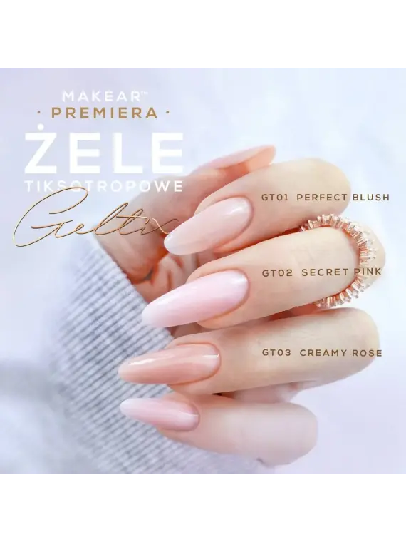 GT02 - Geltix Żel Tiksotropowy Secret Pink 50ml