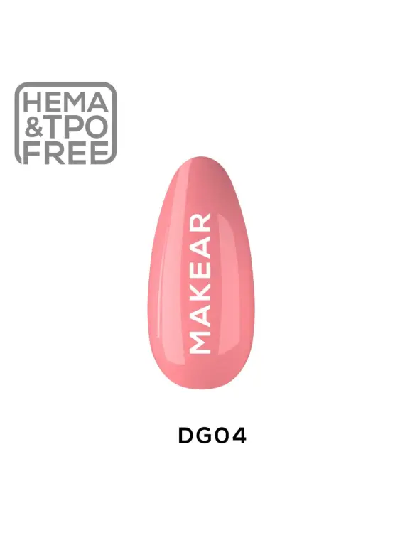 DG04 Beach Peach - Lakier hybrydowy Makear