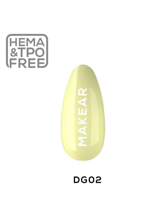 DG02 Hello Yellow - Lakier hybrydowy Makear