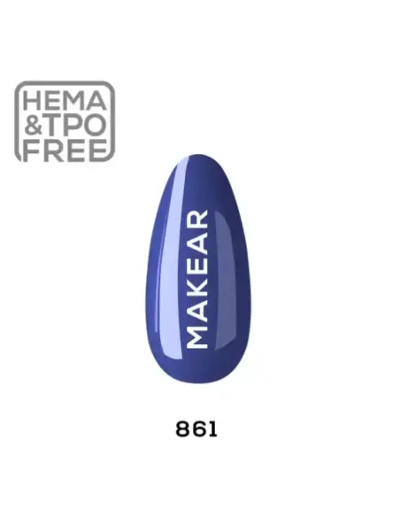 861 Clue of Blue - Lakier hybrydowy Makear