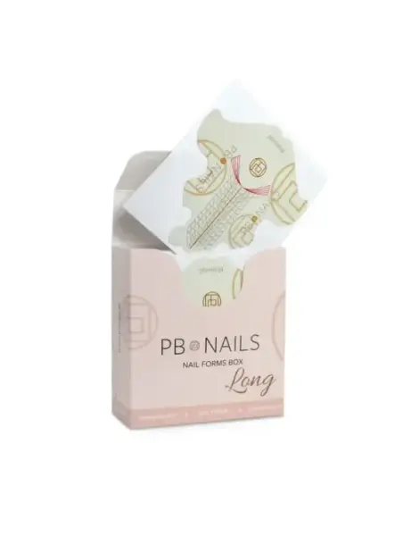 Formy do przedłużania paznokci NAIL FORMS BOX LONG 100 szt.